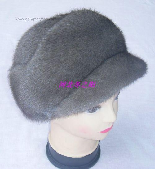 Women's mink hat Women fashion marten hat mink hair hat winter fur hat