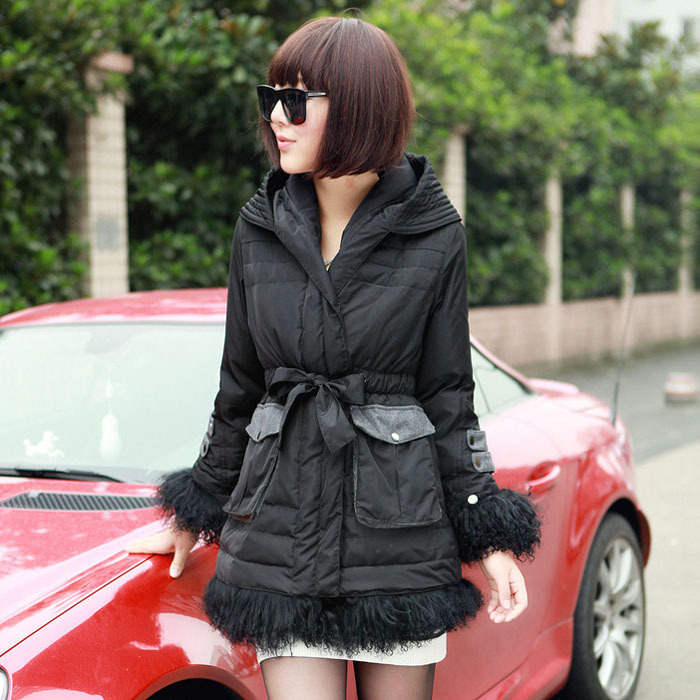 Women's moben medium-long fashion slim winter thermal down coat female