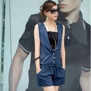 Women's new style wear Jumpsuits   2013 the big yardsRompers shorts snow spins conjoined twins hot pants summer