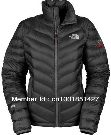 women's northing faceing denali warm down Wind waterproof down jacket Nuptse Goose Down parka Jacket - Women's ski jacket black