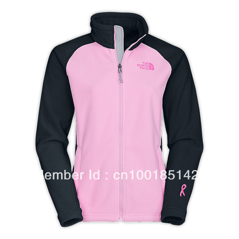 women's pink ribbon denali fleece jacket northingcpink Outerwear khumbu faceing Camping Windproof  high quality cheapr jackets