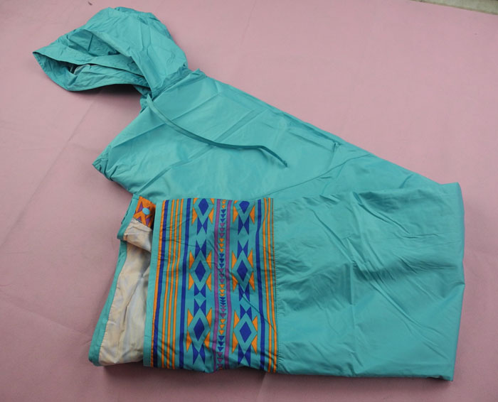 Women's portable raincoat windproof electric bicycle poncho dk2-c502