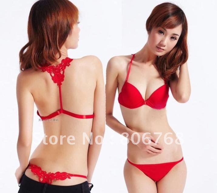women's sets sexy bra + briefs Underwear bras Nude AB cup
