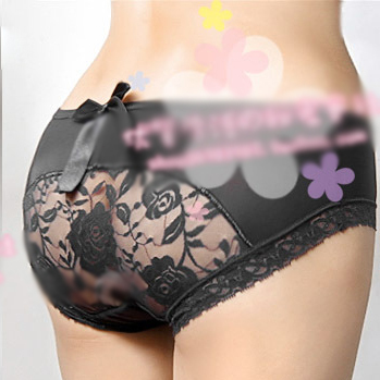 women's sexy hollow out embroidery bow panty, seamless, fashion for female, underwear, free shipping, W381