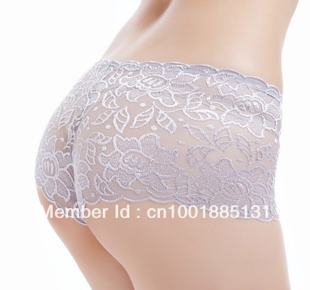 Women's Sexy transparent bud silk Lingerie Panties Briefs underpants straight Angle Lady underwear many color