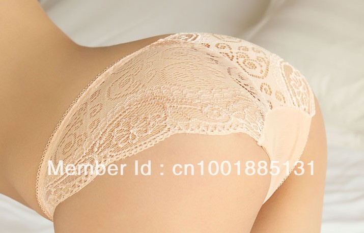 Women's sexy Underpants Bud silk temptation hollow out triangular low waist female underwear briefs
