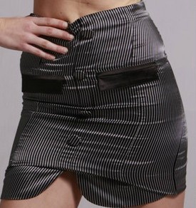 Women's short skirt aesthetic 5828 top leather sexy short skirt 6409