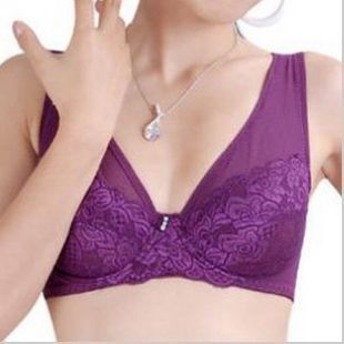 Women's single-bra clothing thin plus size bra large cup mm small vest big design bra plus size underwear