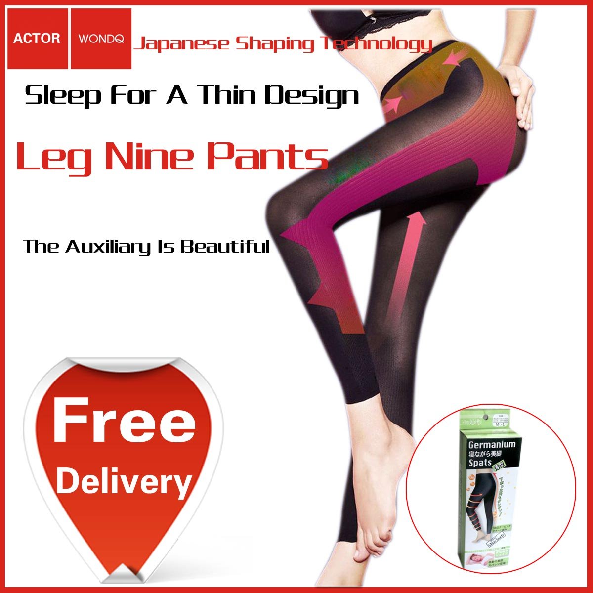 Women's slimming  sleep  three sections of pressure burn fat underwear Wholesale K03