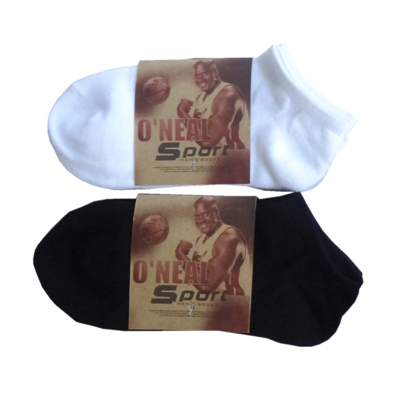 Women's sock slippers solid color 100% cotton socks thin summer sports socks black and white socks s43