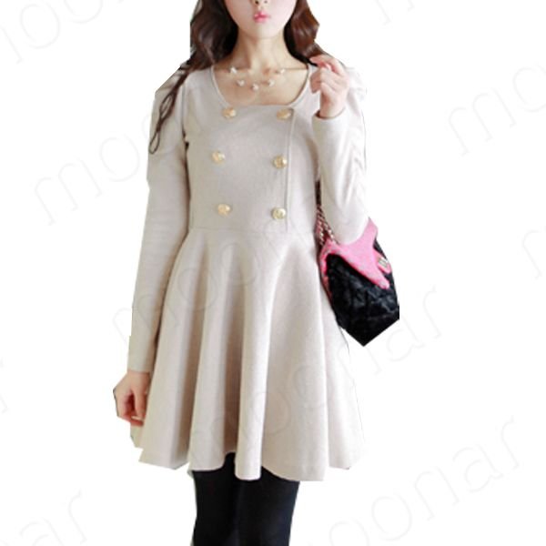 Women's Spring Over coat Inner Split Windbreaker Women OverCoat Jacket Casual e0944