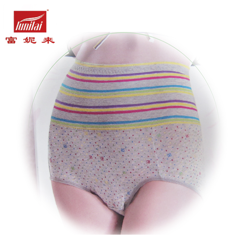 Women's stretch cotton slender waist corselets butt-lifting high waist panties separate 6431