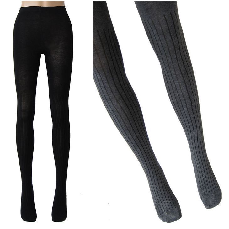 Women's stripe legging padded pantyhose socks trousers