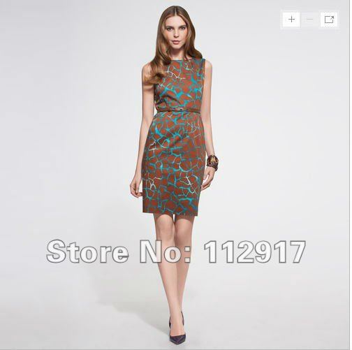 Women's summer party evening  office lady Modern Classic Formal Evening dazzling dresses AK017 + Free shipping