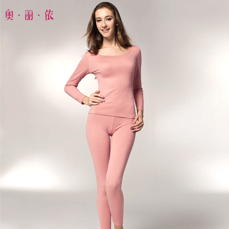 Women's thermal clothing soft modal thermal underwear set autumn and winter ojb6708