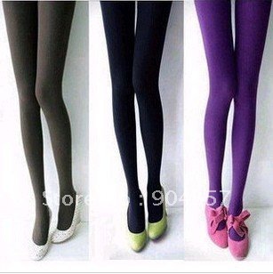 Women's Thick Tights Basic Solid Velvet Sexy leg Ladies Fashion Sexy Slim Pantyhose Stockings