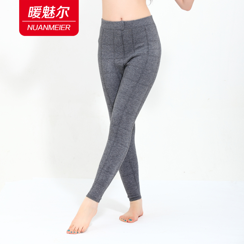 Women's thickening cashmere pants double layer wool pants legging women's thermal wool pants