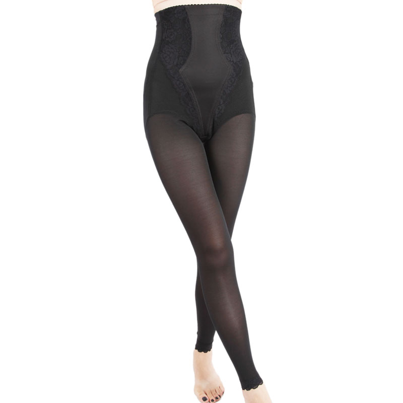 Women's thin abdomen drawing pants body shaping pants high waist butt-lifting corselets pants beauty care legging