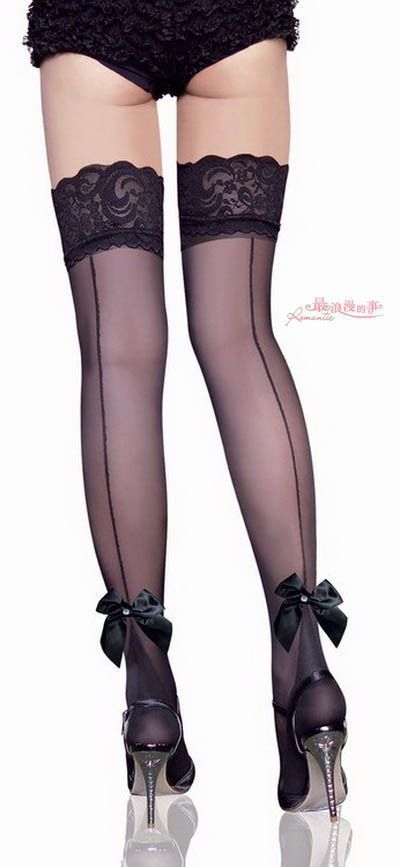 Women's underwear leg sexy over-the-knee ultra-thin ultra elastic lace stockings 7989