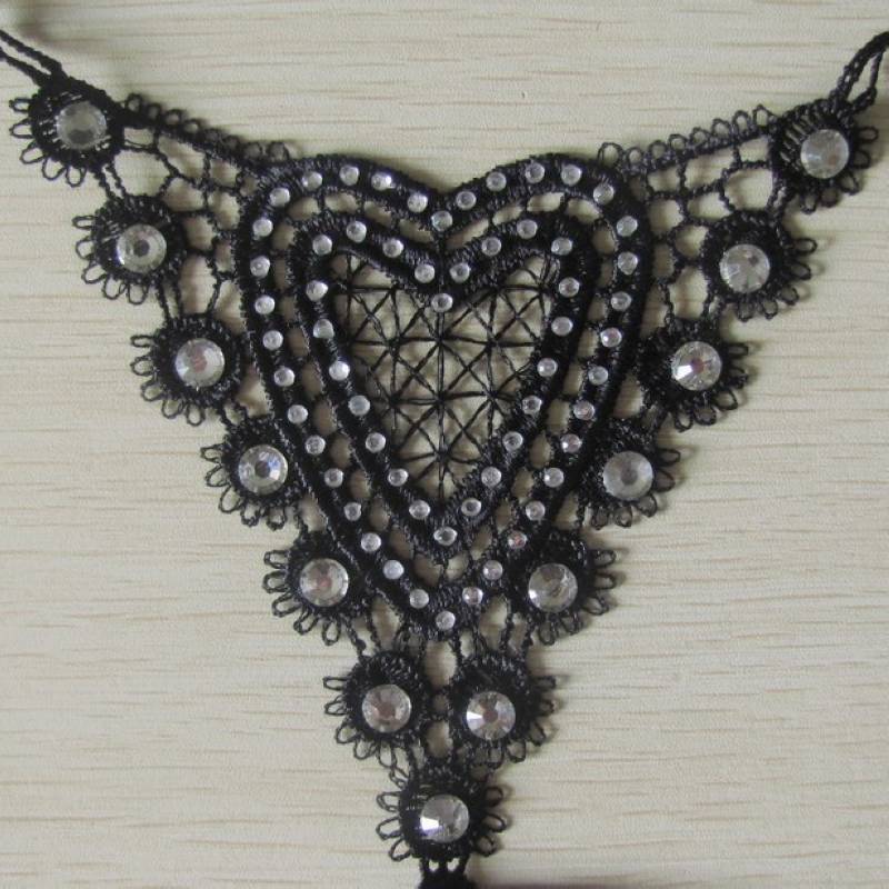 Women's underwear shoulder strap rhinestone cross sexy summer pectoral girdle underwear