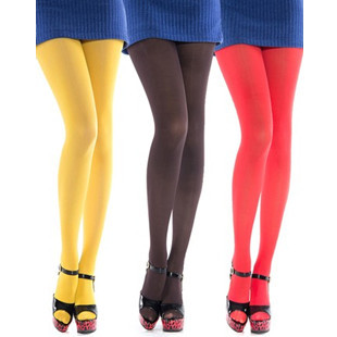 Women's Velvet Pantyhose Candy Color Pantyhose 80D Pantyhose Stockings
