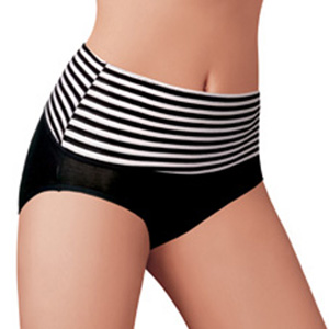 women's viscous fibre high waist abdomen drawing pants panties female briefs