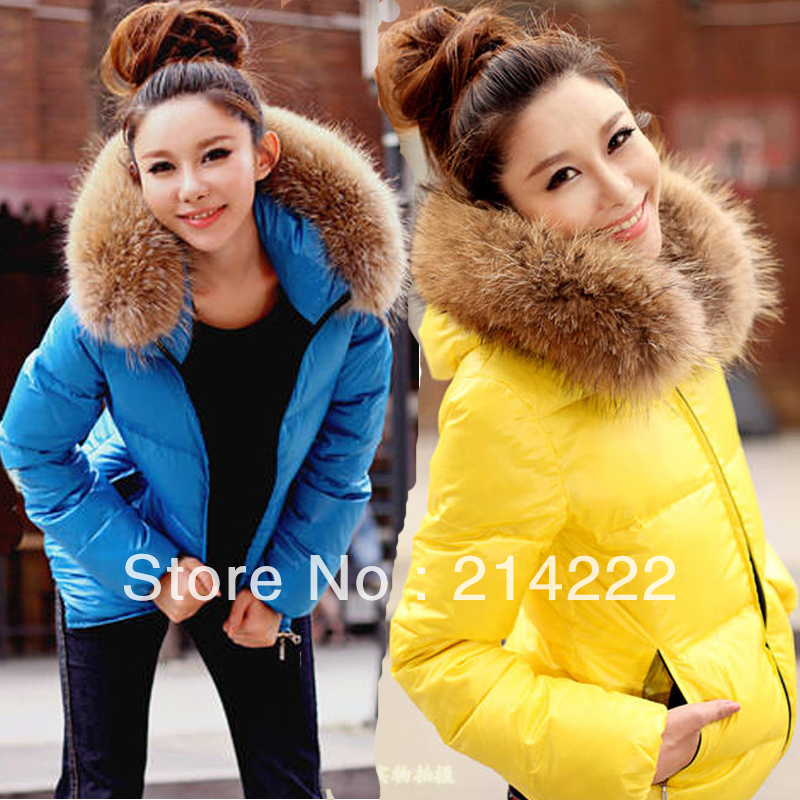 Women's wadded jacket female outerwear female slim short design women's cotton-padded jacket female thickening