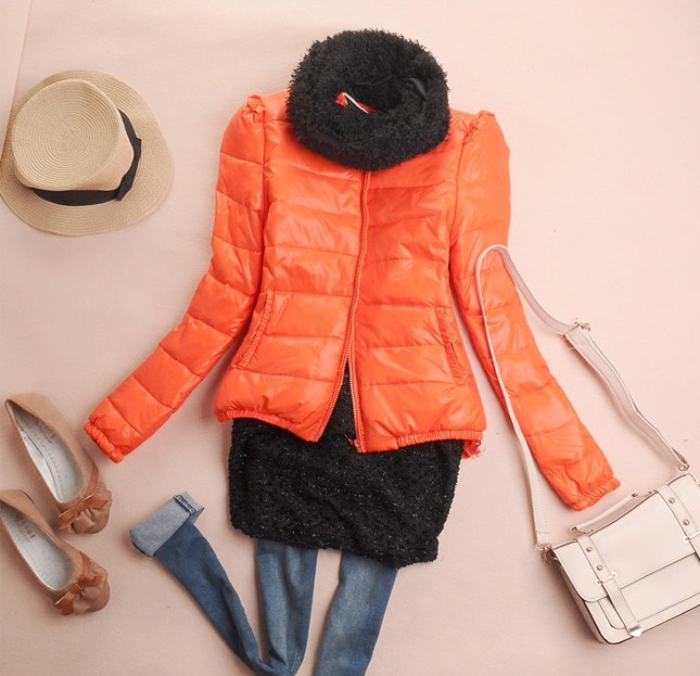 Women's wadded jacket outerwear slim with a hood short design women's cotton-padded jacket women's wadded jacket