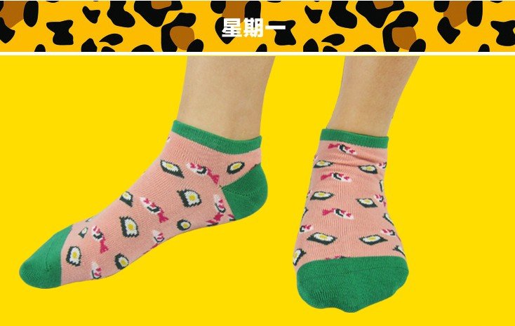 Women's week socks 7 pairs / set cotton ankle socks  gift preferred package quality gift socks
