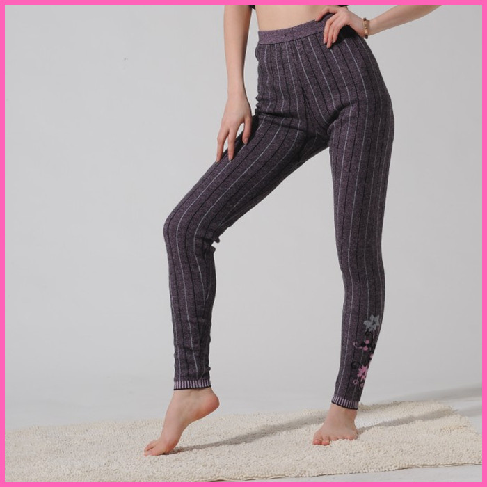 Women's wool pants women's cashmere pants trousers thermal wool pants slim long johns legging