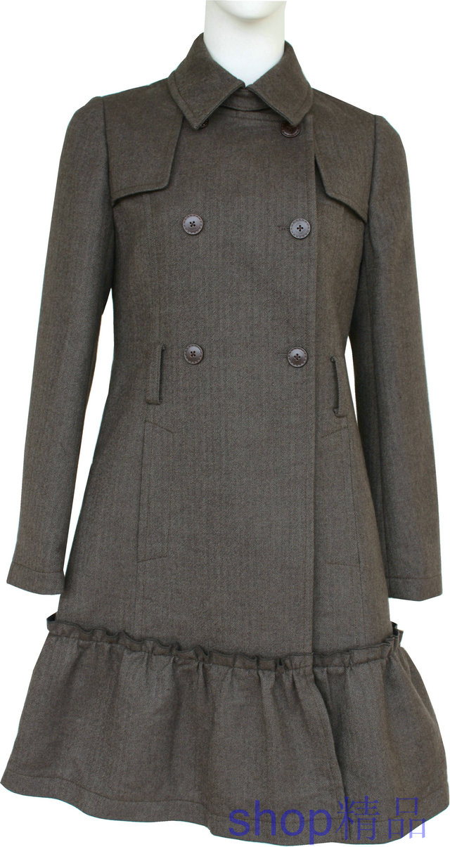 Women's wool trench clothing 7602 a76