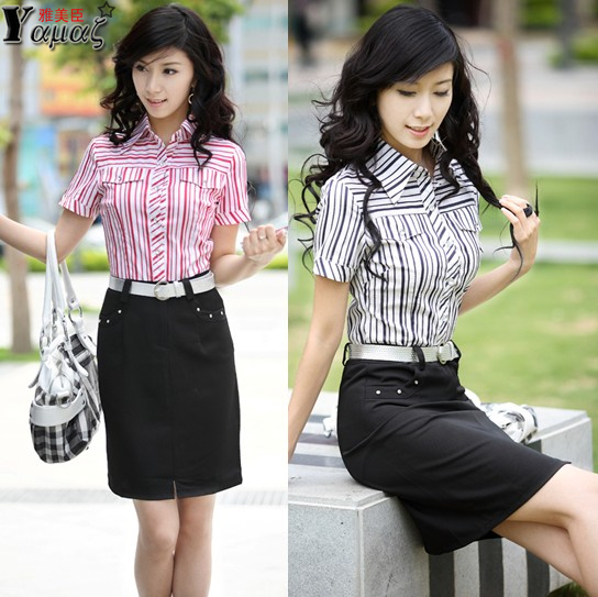 Women's work wear ol women's professional set fashion skirt gentlewomen one-piece dress summer plus size