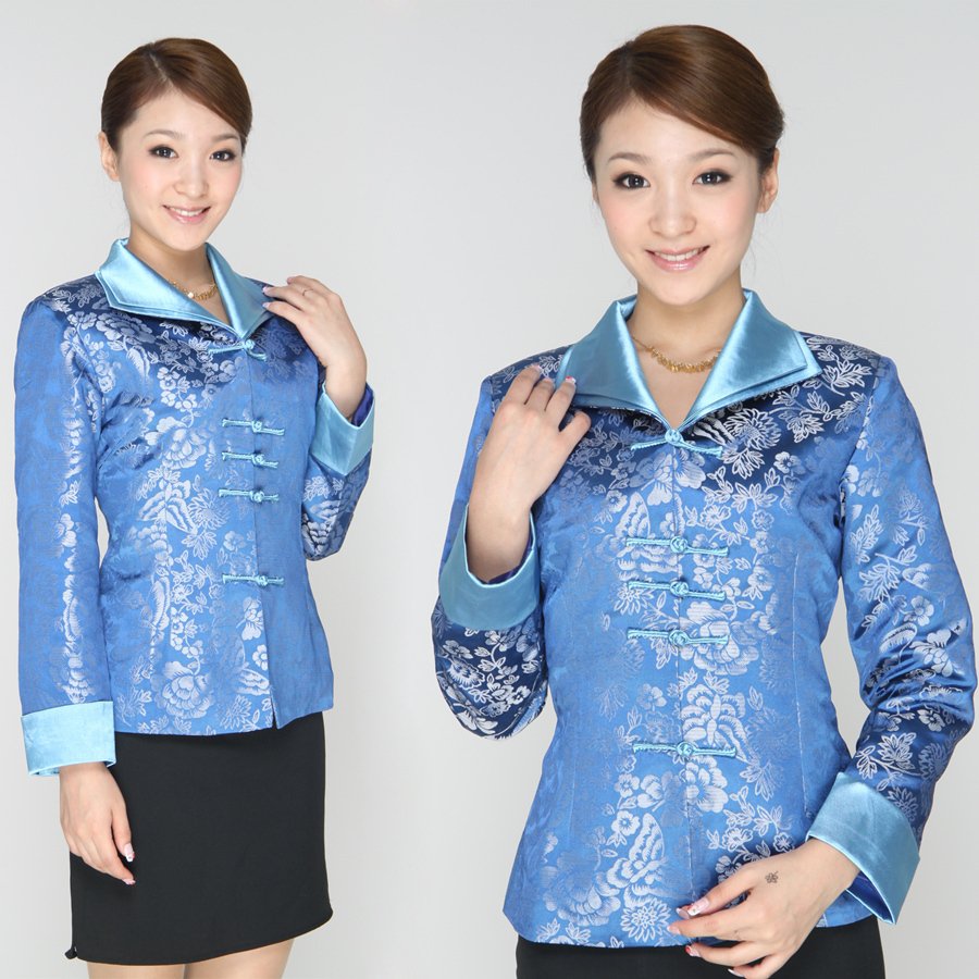 Women's work wear waiter clothes work wear long-sleeve restaurant uniforms autumn