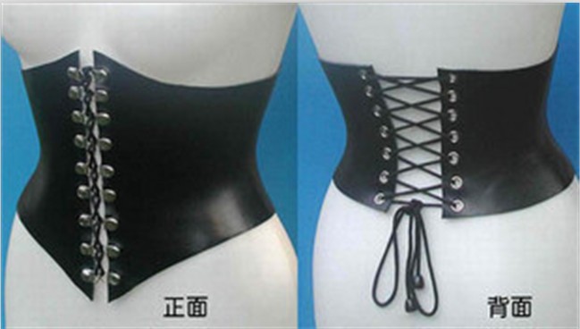Women Sexy Shinny Genuine Leather Waist Cinchers Corset Ladies Lingerie Tunic Body Shapers Shapewear Corsets  137