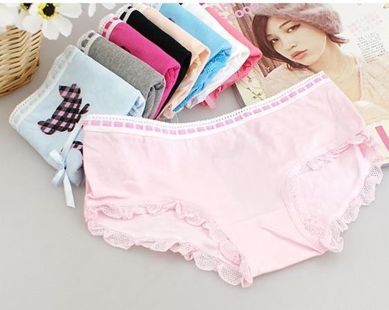 women sexy underwear ladies cotton underwear free size+free shipment