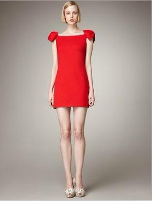 Women Shoulder Bow Slash Neck sleeveless Tank Dress 2-color 8111