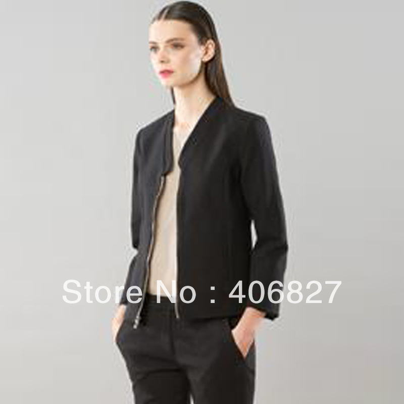 women small jacket new winter coat Europe and America style vest black S M L FREE SHIPPING 935a001