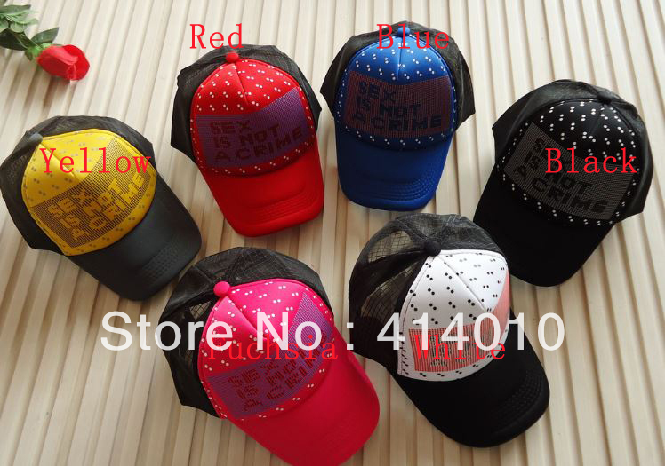 Women Spring Baseball Hat Women Summer Sun Hat Women Snapbacks 6colors Mixed  10PCS/lot  For Sale FREE SHIPPING