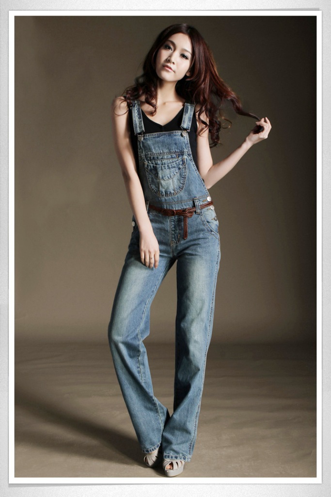 Women Strap Pants Women Pants Jeans Fiee Shipping ID: SLA009