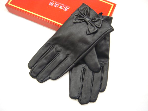 Women suede gloves women's short design genuine leather gloves
