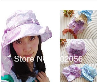 women sun Hat Wide Brim Hats Cap HAT fashion 30 pcs/lot #2820