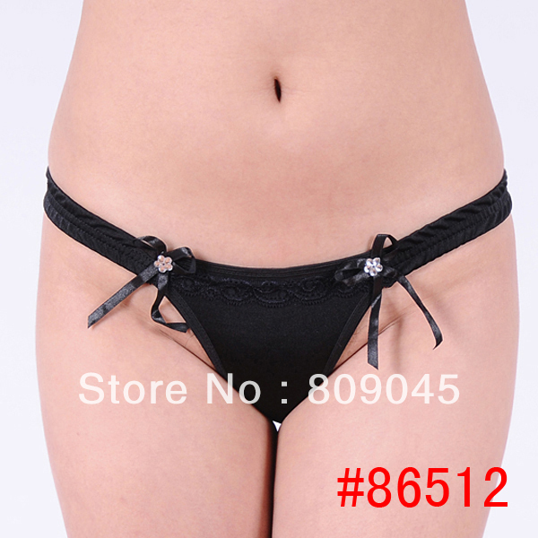 women temperament  sexy satin underwear/ladies panties/lingerie/bikini underwear lingerie pants/thong intimatewear women 86512-1