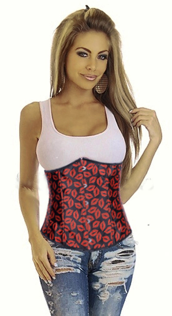 Women Underbust Corset Sexy Lingerie red Wholesale Retail 0875