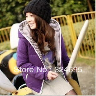 Women wadded jacket women's cotton-padded jacket female plus size wadded jacket reversible outerwear