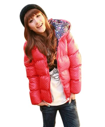Women winter hoody wadded jacket cotton-padded coat free shipping WWM011
