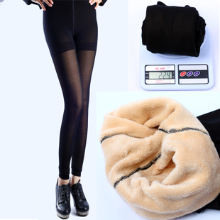 women Winter thickening koala goatswool meat warm pants legging stockings   plus Long Johns