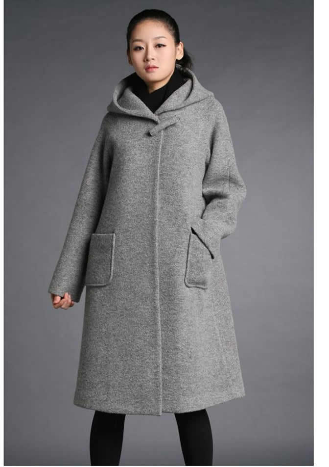 Women wool coat Slim fit long trench coat winter jacket warm outerwear Free shipping New style cashmere overcoat Fashion clothes