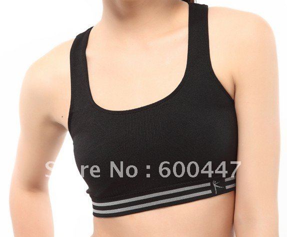 women X training sports bra vest with pads suitable for yoga, fitness 100pcs/lot