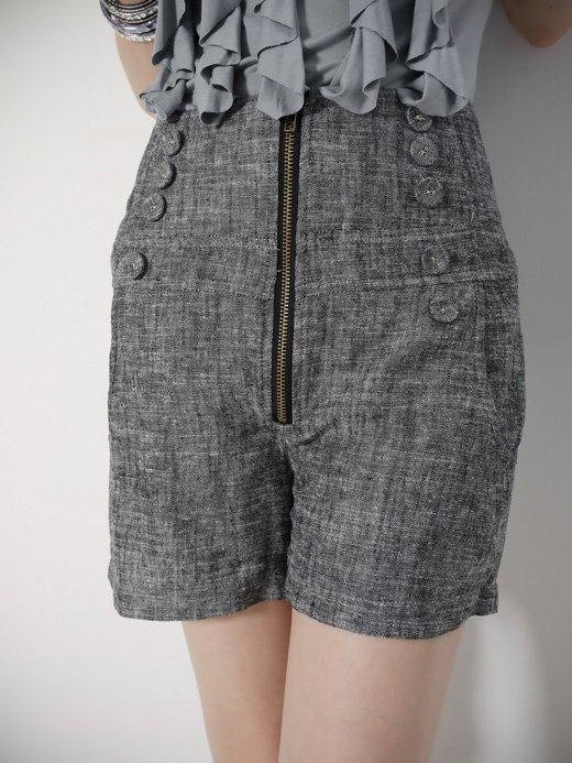 Women Zip Short Pants 1810K42 www. alibaba.com