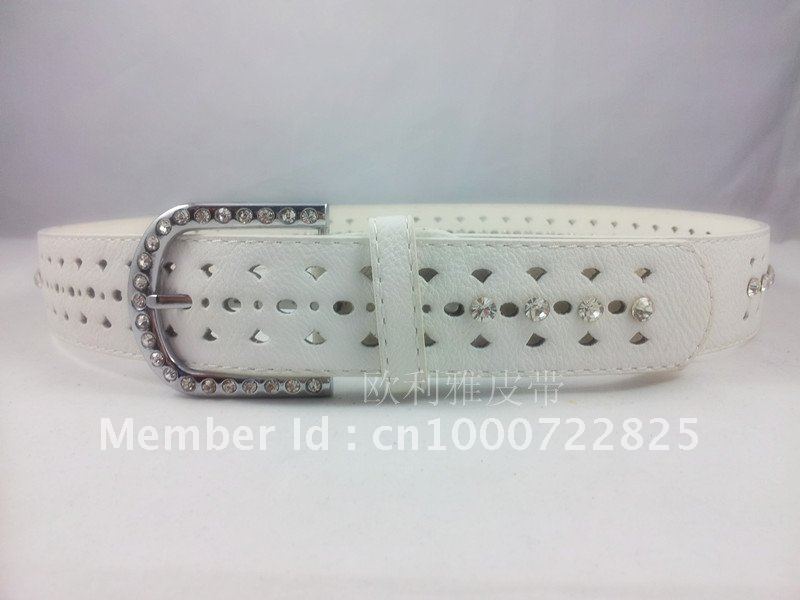 womenbelts for womenpu leather rhinestone belt, MixedLot wholesale,western lady rhinestone belt, rivit women belt